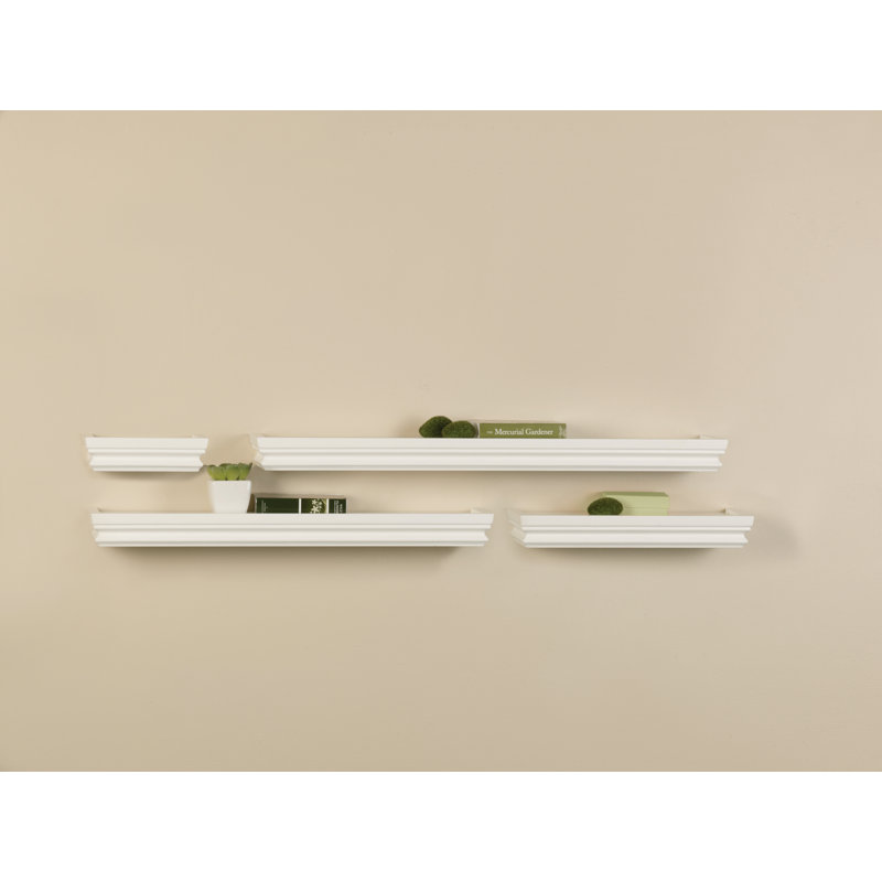 Melannco 4 Piece Floating Shelf Set & Reviews Wayfair